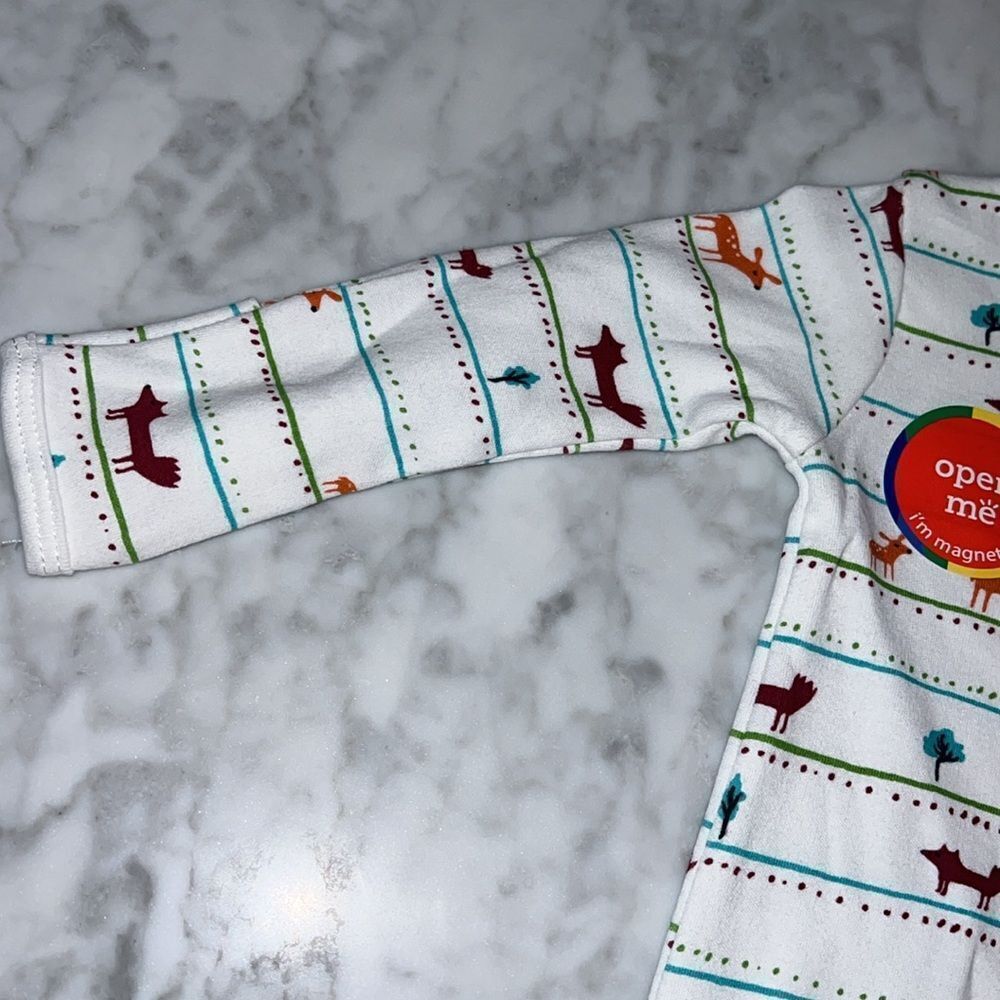 NWT MAGNETIC ME RIVER CROSSING ORGANIC COTTON FOOTIE - Picture 4 of 9